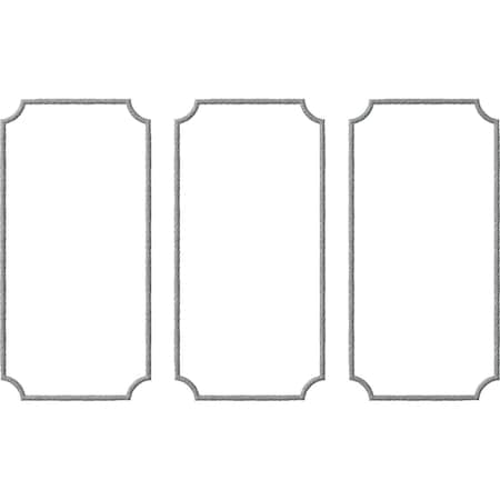 Ekena Millwork 31-in. W x 62-in. H Dublin Panel Moulding Kit Triple Panel PMLKDU31X62C